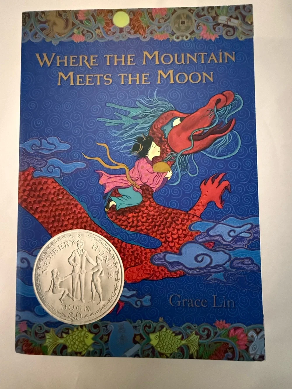 Where the Mountain Meets the Moon - Blue and Red Children's Storybook by
